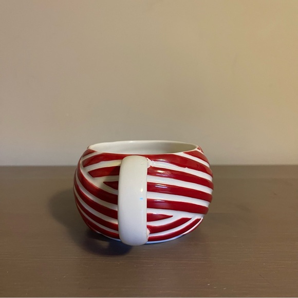 Starbucks Red and White Candy Cane Ceramic Coffee Mug - Picture 3 of 7